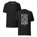 Even Though We May Disagree Christian T-Shirt in Black Heather by Open Door Supply